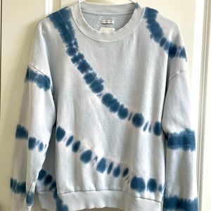 American Eagle Blue Tye Die Hoodie